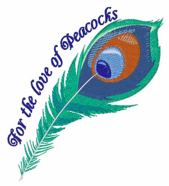 Picture of Love Of Peacocks Machine Embroidery Design