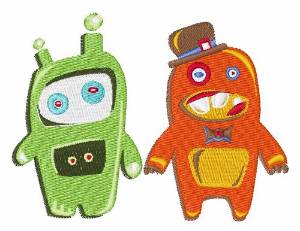 Picture of Robots Machine Embroidery Design