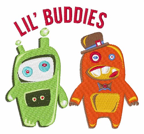 Lil Buddies Machine Embroidery Design