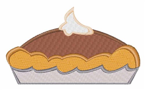 Pumpkin Pie Machine Embroidery Design