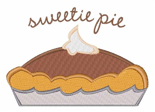 Sweetie Pie Machine Embroidery Design