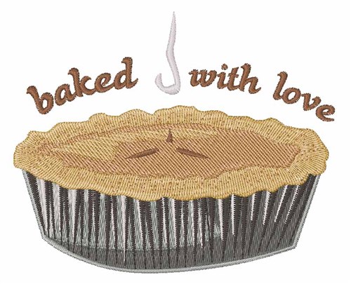 Baked With Love Machine Embroidery Design