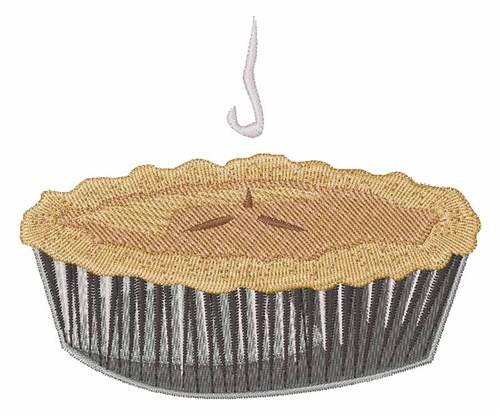 Baked Pie Machine Embroidery Design