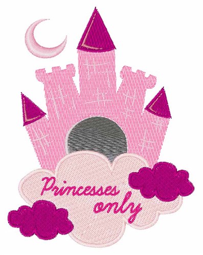 Princessess Only Machine Embroidery Design