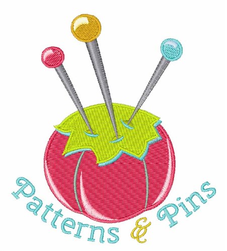 Patterns & Pins Machine Embroidery Design