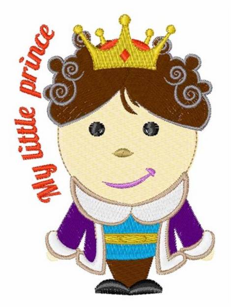 Picture of My Little Prince Machine Embroidery Design