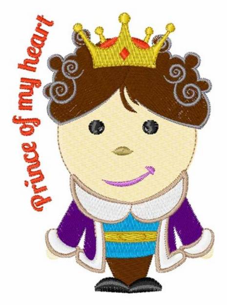 Picture of Prince Of My Heart Machine Embroidery Design