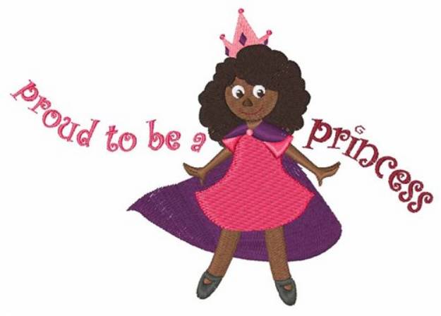 Picture of Proud Princess Machine Embroidery Design
