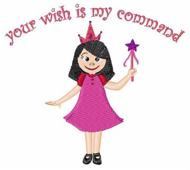 Picture of Your Wish Machine Embroidery Design