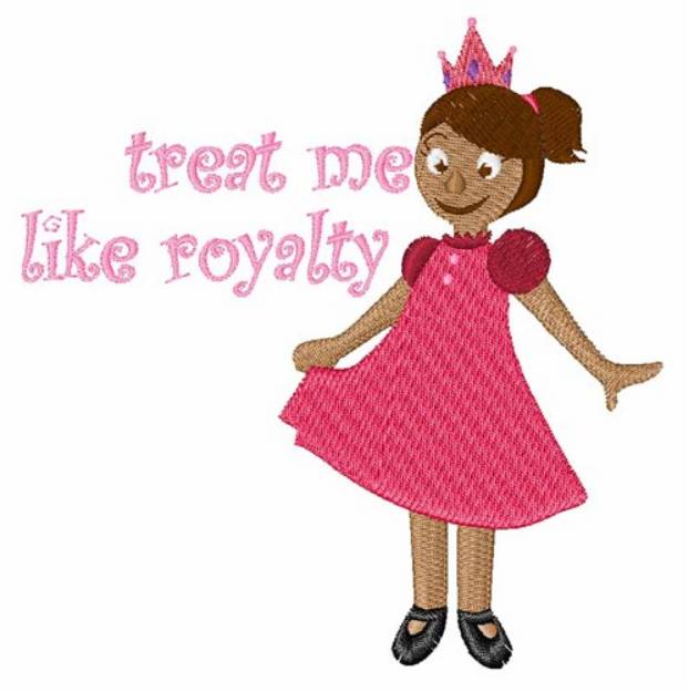 Picture of Treat Me Royal Machine Embroidery Design