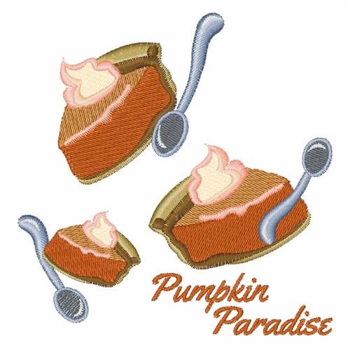 Pumpkin Paradise Machine Embroidery Design