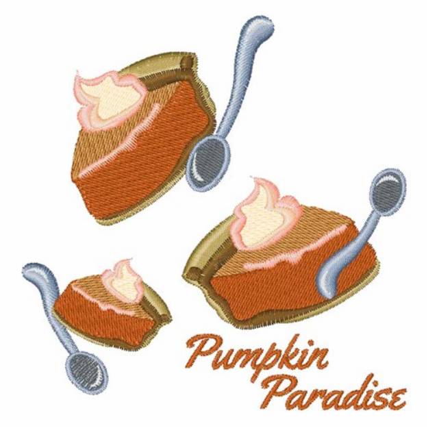 Picture of Pumpkin Paradise Machine Embroidery Design