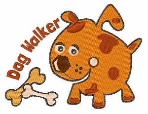 Picture of Dog Walker Machine Embroidery Design