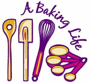 Picture of Baking Life Machine Embroidery Design