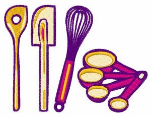 Picture of Baking Supplies Machine Embroidery Design