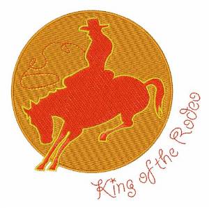Picture of King Of Rodeo Machine Embroidery Design