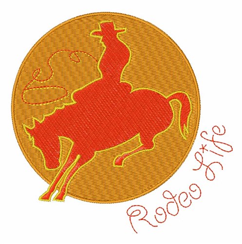 Rodeo Life Machine Embroidery Design