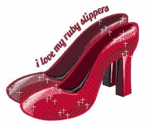 Picture of Ruby Slippers Machine Embroidery Design