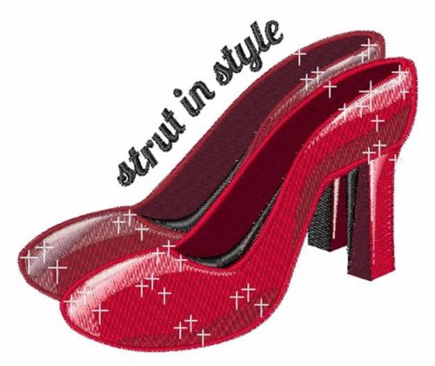 Picture of Strut In Style Machine Embroidery Design