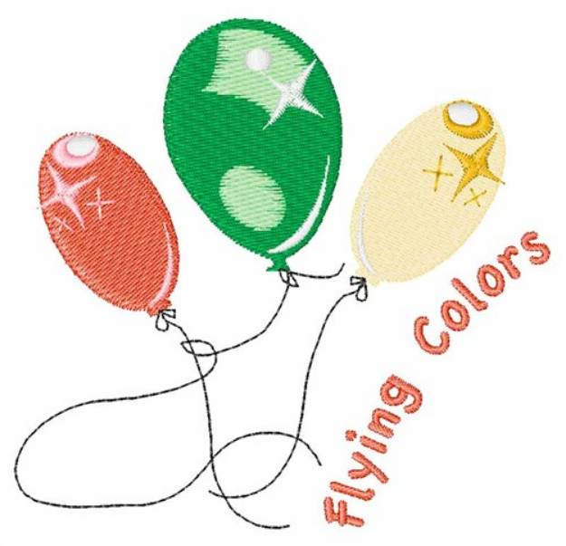 Picture of Flying Colors Machine Embroidery Design