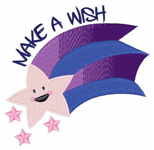 Make A Wish Machine Embroidery Design