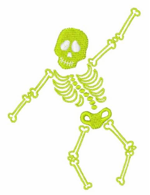 Picture of Funky Skeleton Machine Embroidery Design