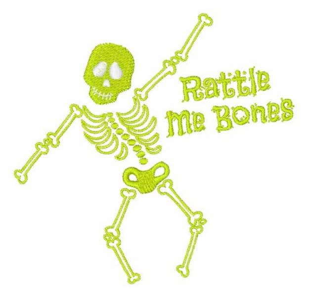 Picture of Rattle Me Bones Machine Embroidery Design