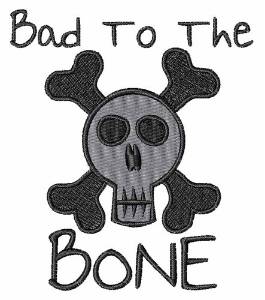 Picture of Bad Bone Machine Embroidery Design