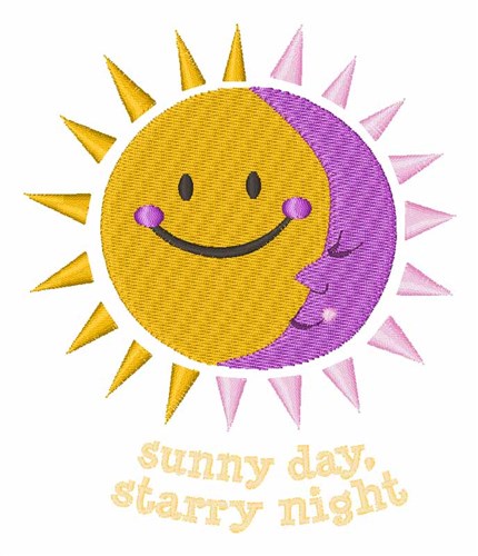 Sunny Day Machine Embroidery Design