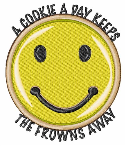 Cookie A Day Machine Embroidery Design