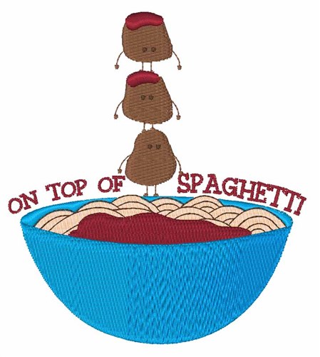 Top Of Spaghetti Machine Embroidery Design
