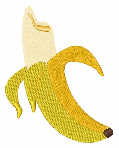 Banana Bite Machine Embroidery Design