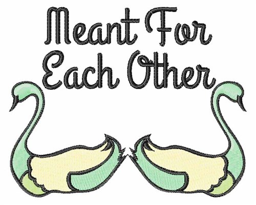 For Each Other Machine Embroidery Design