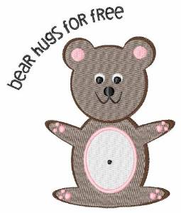 Picture of Bear Hugs Machine Embroidery Design