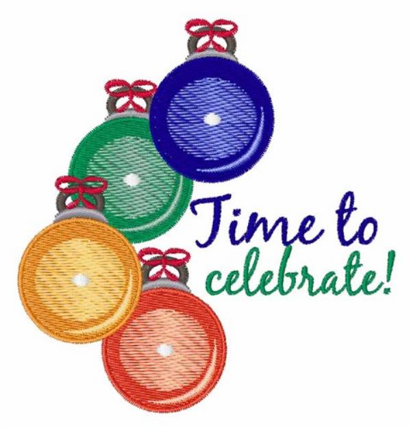 Picture of Time To Celebrate Machine Embroidery Design