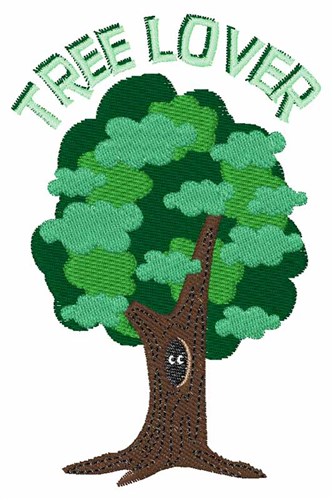 Tree Lover Machine Embroidery Design