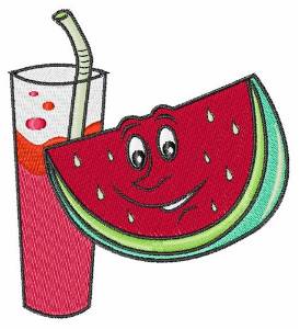 Picture of Wtermelon & Drink Machine Embroidery Design