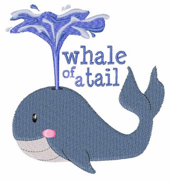 Picture of Whale Of Tale Machine Embroidery Design