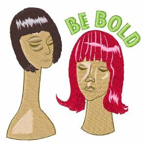 Picture of Bold Wigs Machine Embroidery Design