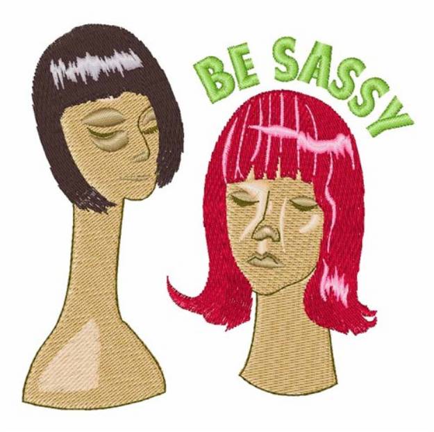 Picture of Sassy Wigs Machine Embroidery Design