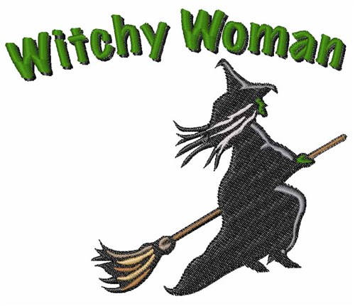 Witchy Woman Machine Embroidery Design