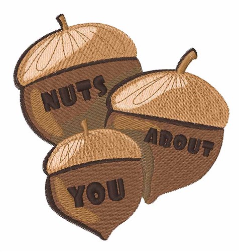 Nuts About You Machine Embroidery Design