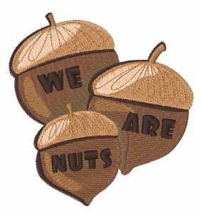Picture of We Are Nuts Machine Embroidery Design