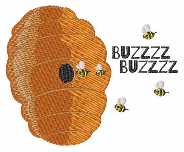 Picture of Buzz Buzz Machine Embroidery Design
