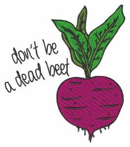 Picture of Dead Beet Machine Embroidery Design