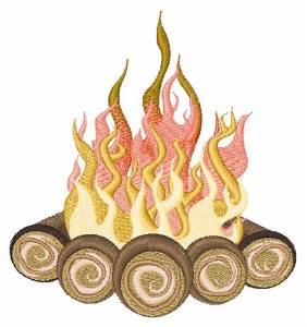 Picture of Camp Fire Machine Embroidery Design
