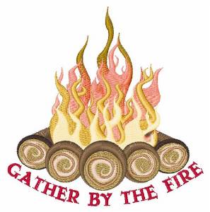Picture of By The Fire Machine Embroidery Design