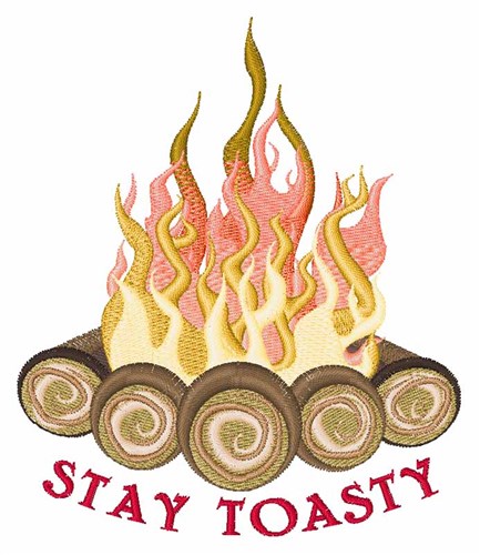 Stay Toasty Machine Embroidery Design