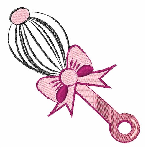 Hand Whisk Machine Embroidery Design
