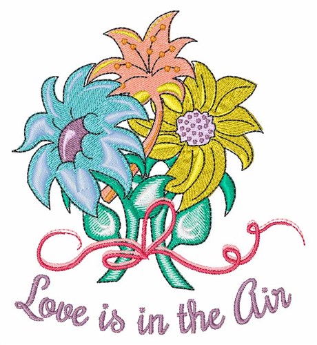 Love In The Air Machine Embroidery Design